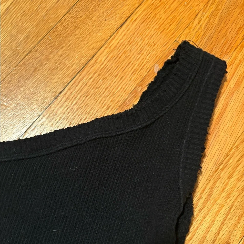 Urban Outfitters Black One Shoulder Mini Dress